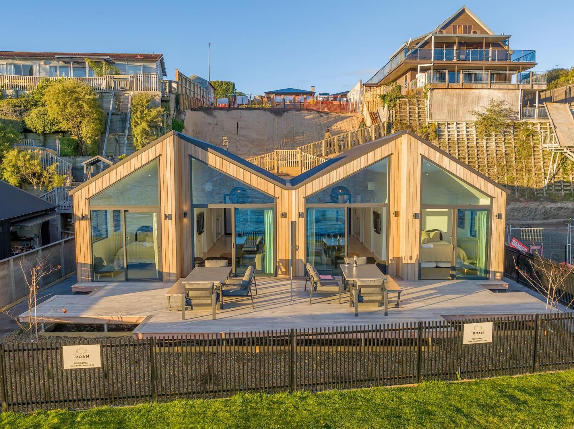 Brand New Lake Front Homes Spa Pool Таупо Экстерьер фото